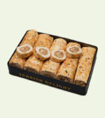 Baklava Parçacıklı Antep Fıstıklı Fitil Lokum